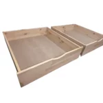 Tiroirs de lit en bois Solani Box Pin