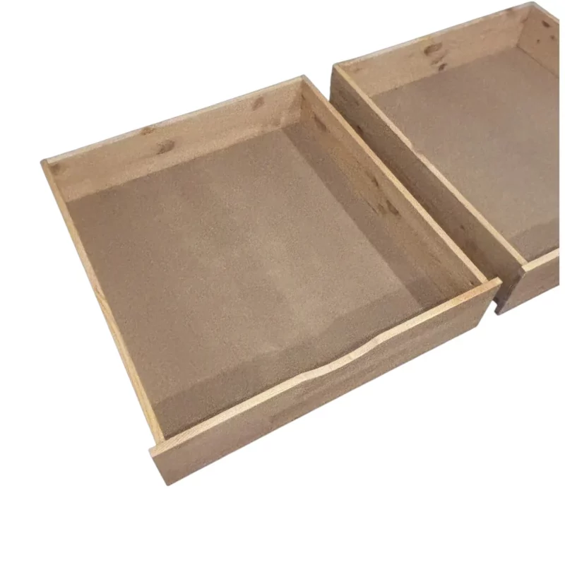 Wooden Bed Drawers Solani Box Pine