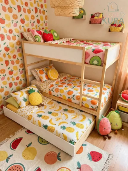 IKEA KURA Bed Pull-Out Bed 90×180 NestUp Sleep 2-in-1 Drawer White