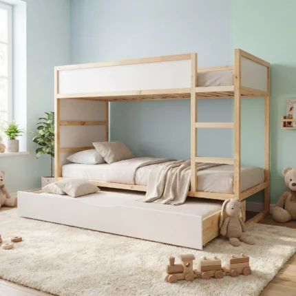 IKEA KURA Bed Pull-Out Bed 90×180 NestUp Sleep 2-in-1 Drawer White