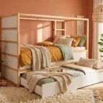 IKEA KURA Bed Pull-Out Bed 90×180 NestUp Sleep 2-in-1 Drawer White