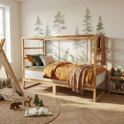 IKEA KURA Bed Riser NestUp Platform Natural Wood