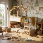 IKEA KURA House Bed Roof Starlight Plus in Wood