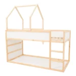 Toit de lit cabane IKEA KURA Starlight Plus en bois