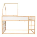 Toit de lit cabane IKEA KURA Starlight Plus en bois