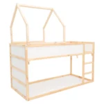Toit de lit cabane IKEA KURA Starlight Plus en bois