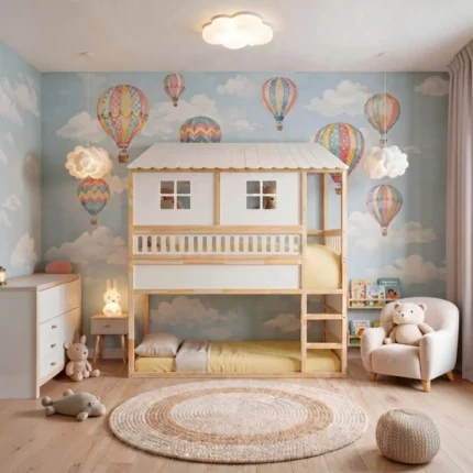 IKEA KURA House Bed with Windows Little Mountain Plus