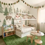 Toit cabane Meadow Standard pour lit enfant IKEA KURA