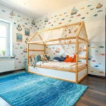 Toit cabane Meadow Standard pour lit enfant IKEA KURA