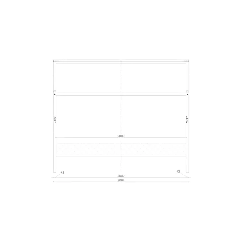 Toit cabane Meadow Standard pour lit enfant IKEA KURA