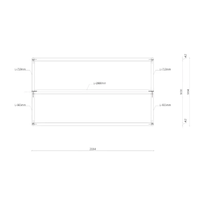 Toit cabane Meadow Standard pour lit enfant IKEA KURA