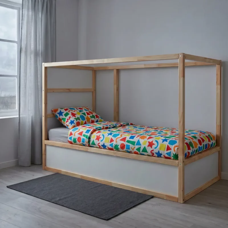 IKEA KURA Bed House Roof Children’s Bed Meadow Standard - before