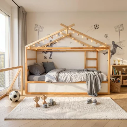 IKEA KURA Bed House Roof Children’s Bed Rainbow Standard