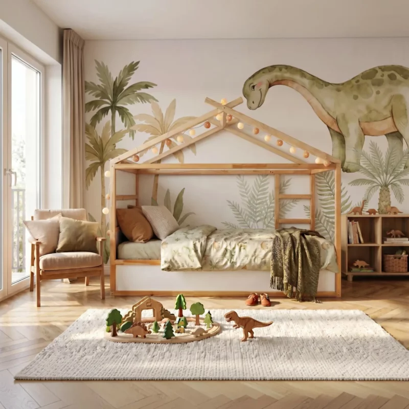 IKEA KURA Bed House Roof Children’s Bed Rainbow Standard