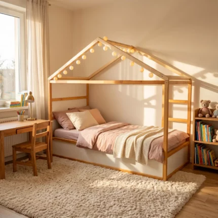 IKEA KURA Bed House Roof Children’s Bed Scandinavian Cliff Standard