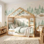IKEA KURA Bed House Roof Children’s Bed Scandinavian Cliff Standard