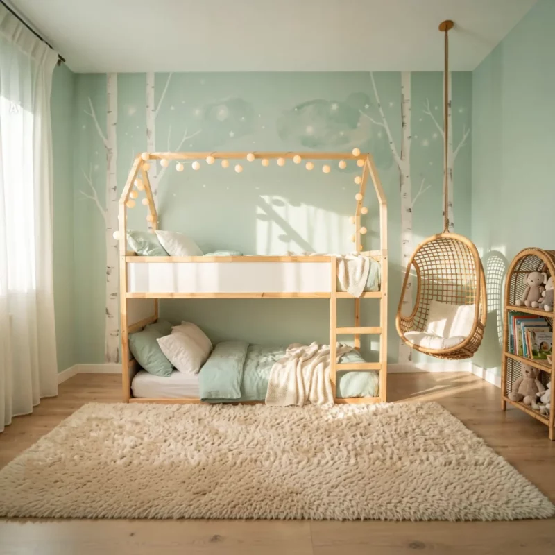 IKEA KURA Bed House Roof Meadow Plus