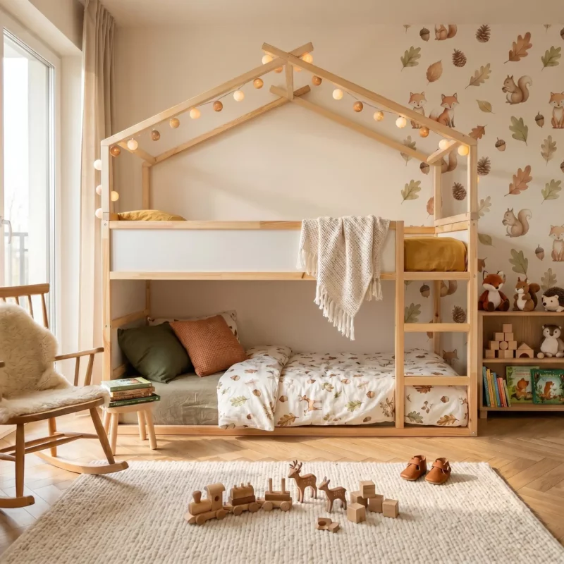 IKEA KURA Bed House Roof Rainbow Plus