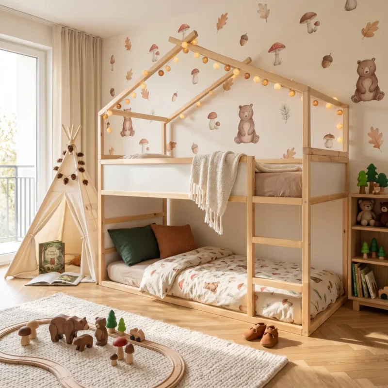 IKEA KURA Bed House Roof Rainbow Plus