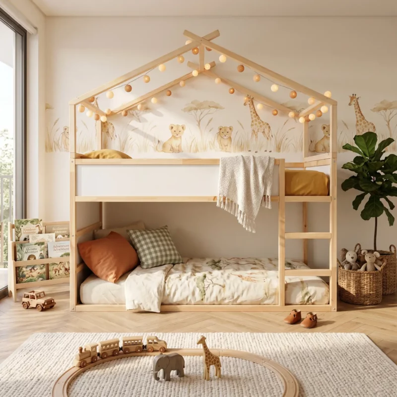 IKEA KURA Bed House Roof Rainbow Plus