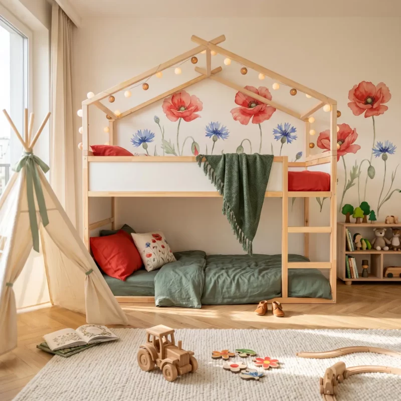 IKEA KURA Bed House Roof Rainbow Plus