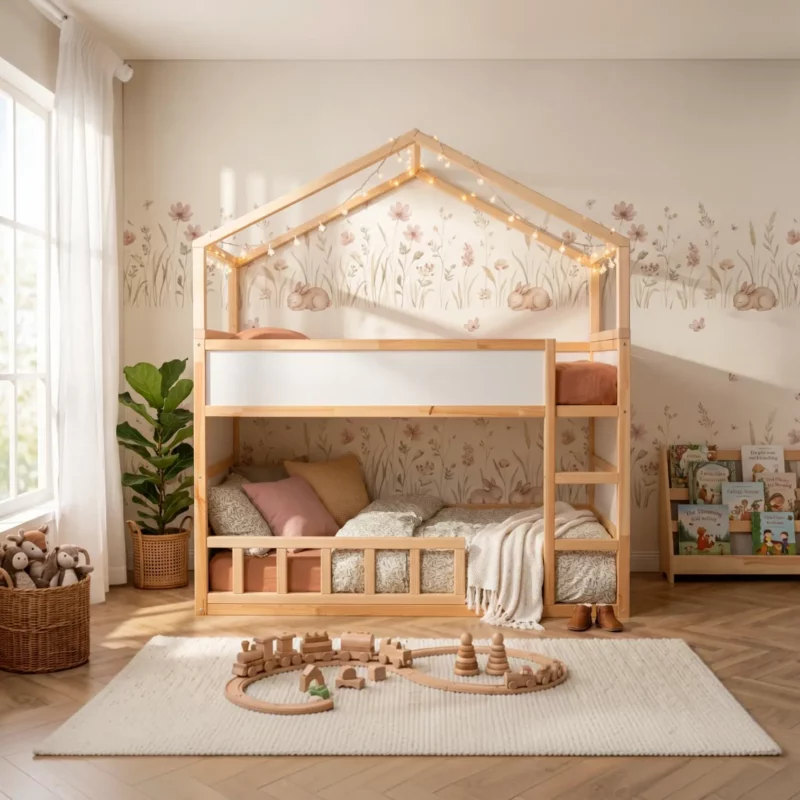 IKEA KURA Bed House Roof Scandinavian Cliff Plus