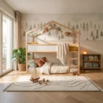 Toit cabane Scandinavian Cliff Plus pour lit IKEA KURA