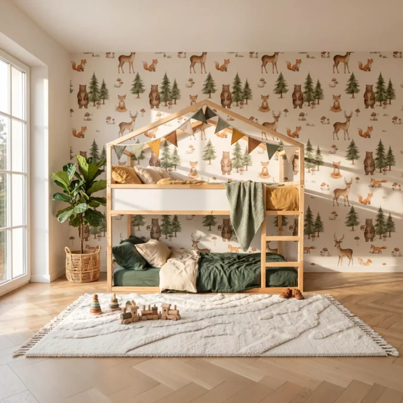 IKEA KURA Bed House Roof Scandinavian Cliff Plus