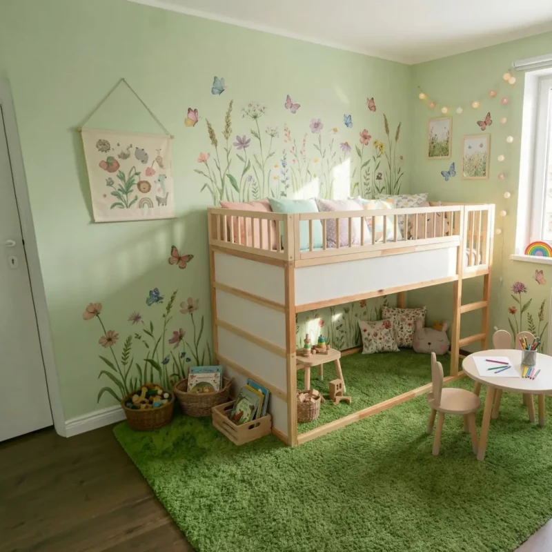 IKEA KURA Bed Wooden Door MUMU MIDI