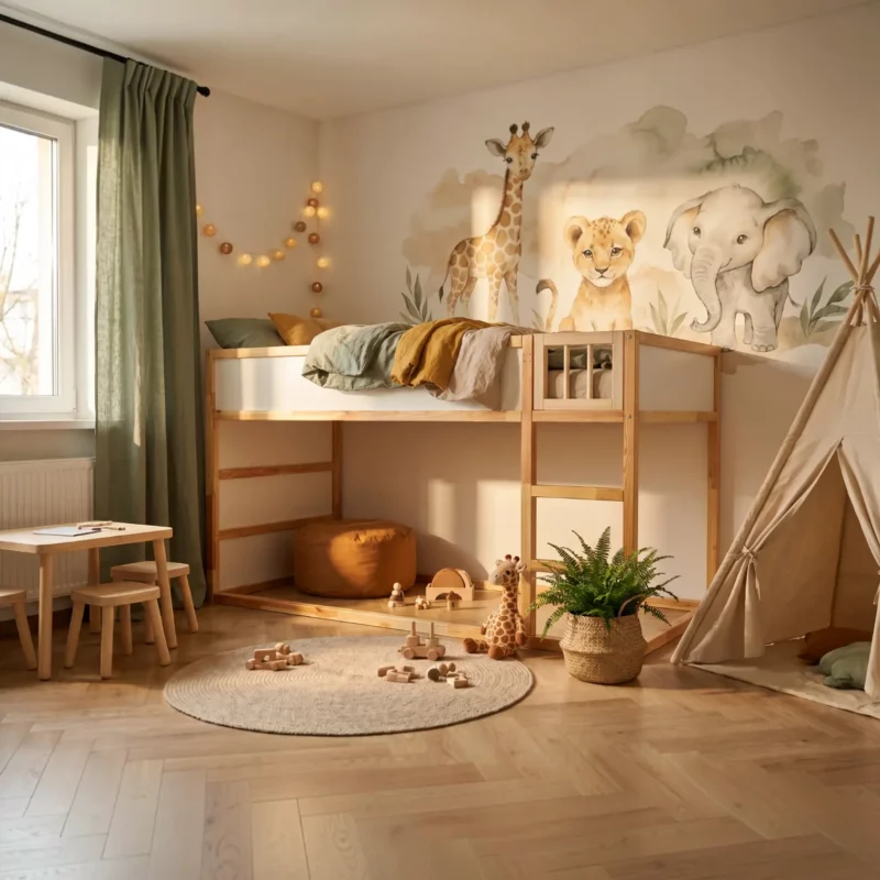 IKEA KURA Bed Wooden Door MUMU MINI - after