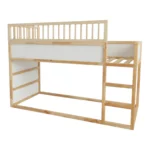 Protection antichute supérieure RONA DUO 165×90 pour lit IKEA KURA avec barreaux ronds en bois