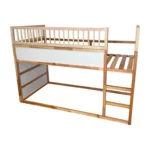 IKEA KURA Bed Upper Fall Protection RONA TRE 90×165×90 with Round Wooden Spindles