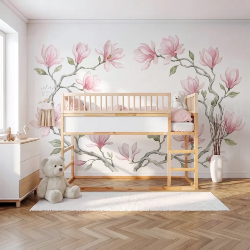 IKEA KURA Bed Upper Fall Protection RONA TRE 90×165×90 with Round Wooden Spindles