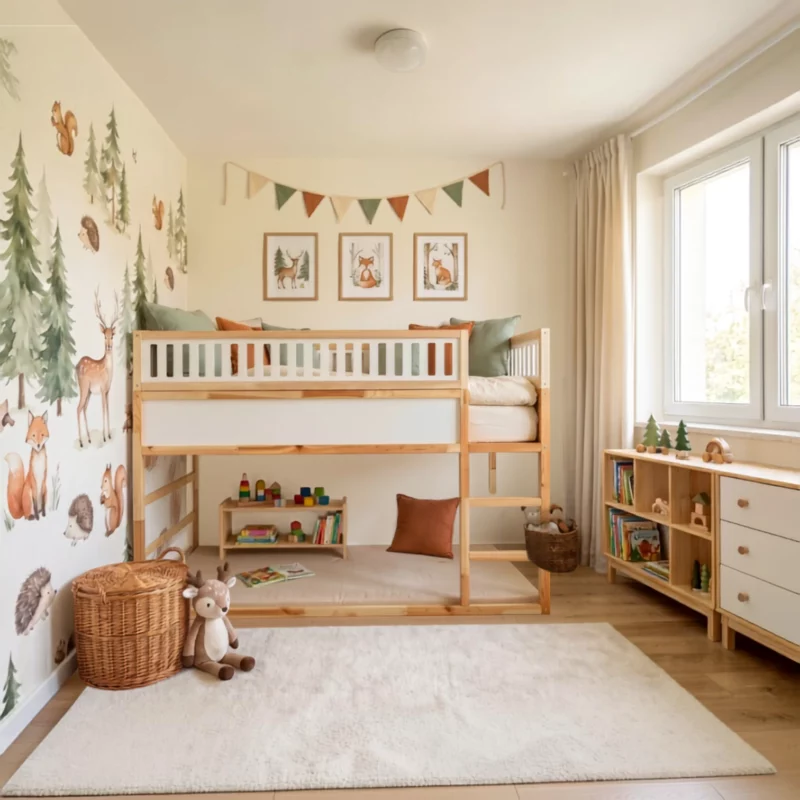IKEA KURA Bed Upper Fall Protection VILO MAX in Wood and MDF