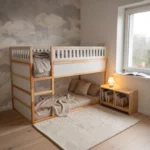 IKEA KURA Bed Upper Fall Protection VILO MAX in Wood and MDF