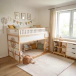 IKEA KURA Bed Upper Fall Protection VILO MAX in Wood and MDF