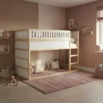 IKEA KURA Bed Upper Fall Protection VILO TRE 90×165×90 in Wood and MDF