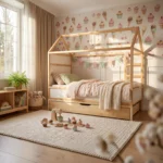 IKEA KURA Bed Platform with Extra-Large Drawer NestUp Storage XL Natural Wood