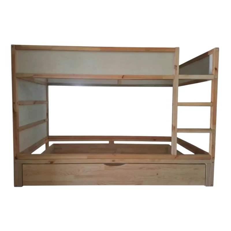 IKEA KURA Bed Platform with Extra-Large Drawer NestUp Storage XL Natural Wood