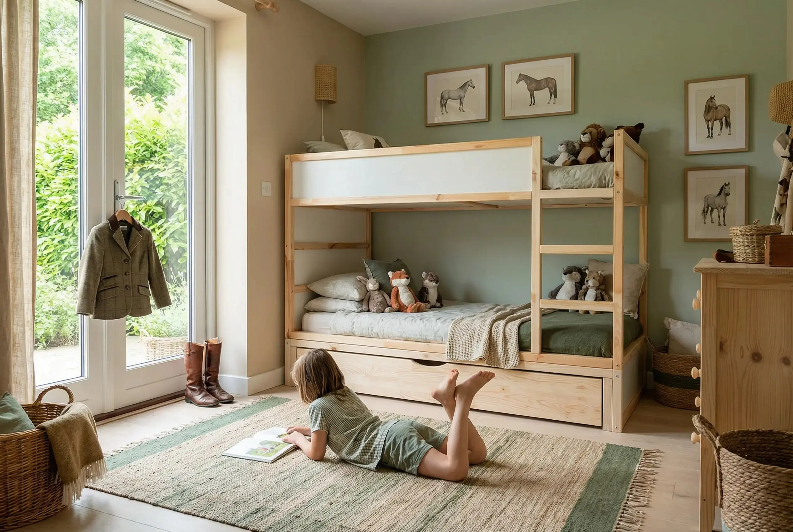 IKEA KURA Bed Platform with Extra-Large Drawer NestUp Storage XL Natural Wood