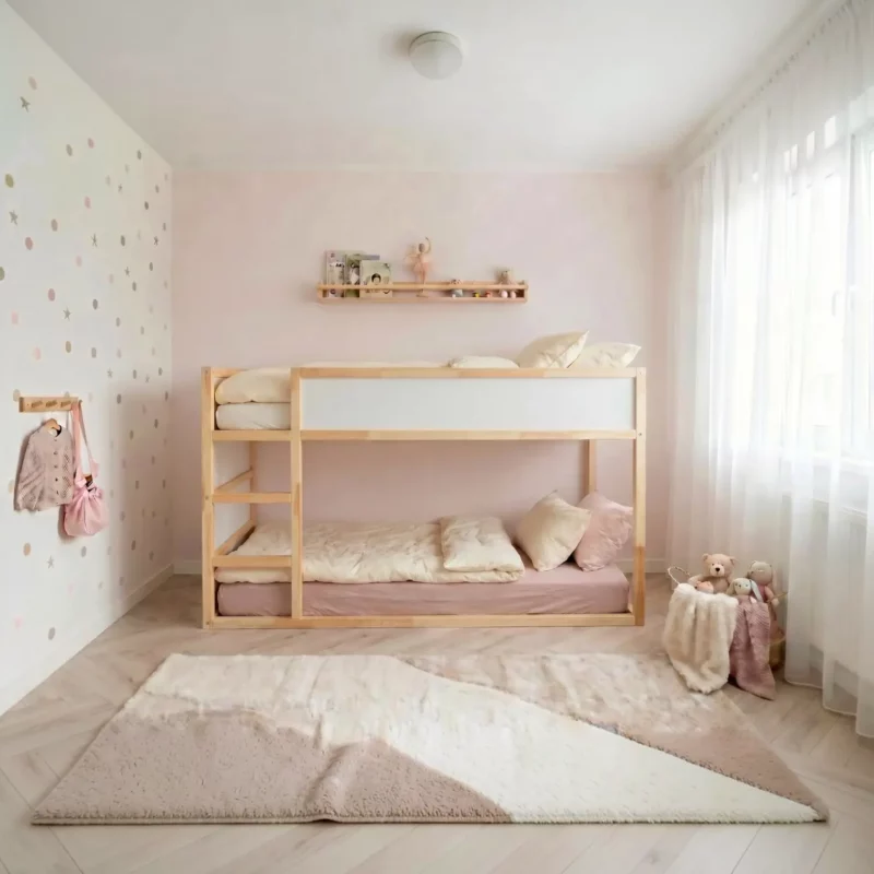 IKEA KURA Bed Platform with Extra-Large Drawer NestUp Storage XL Natural Wood - before