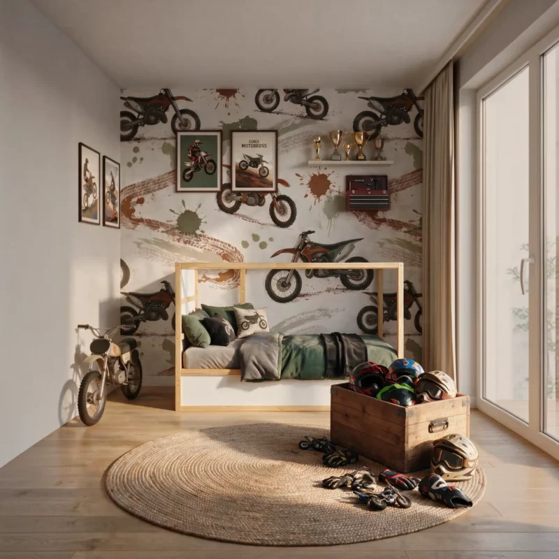 Plateforme pour lit IKEA KURA avec deux tiroirs NestUp Storage à façade en pin – avant
