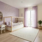 IKEA KURA Bed Lower Fall Protection NIVO 165 cm in Pine Wood