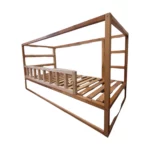 IKEA KURA Bed Lower Fall Protection NIVO 165 cm in Pine Wood