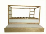 IKEA KURA Bed 2-in-1 Sleeping Drawer 90×180 NestUp Sleep Natural Wood