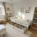 IKEA KURA Bed Drawer Set Solani Box White Front