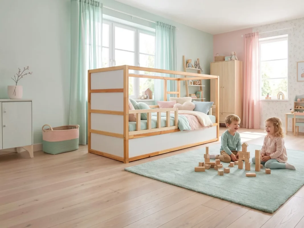 IKEA KURA Bed Lower Safety Barriers NIVO TRE 3-Piece - after