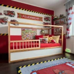 Barrières de sécurité ROLO DUO 90×90 pour lit IKEA KURA avec barreaux ronds