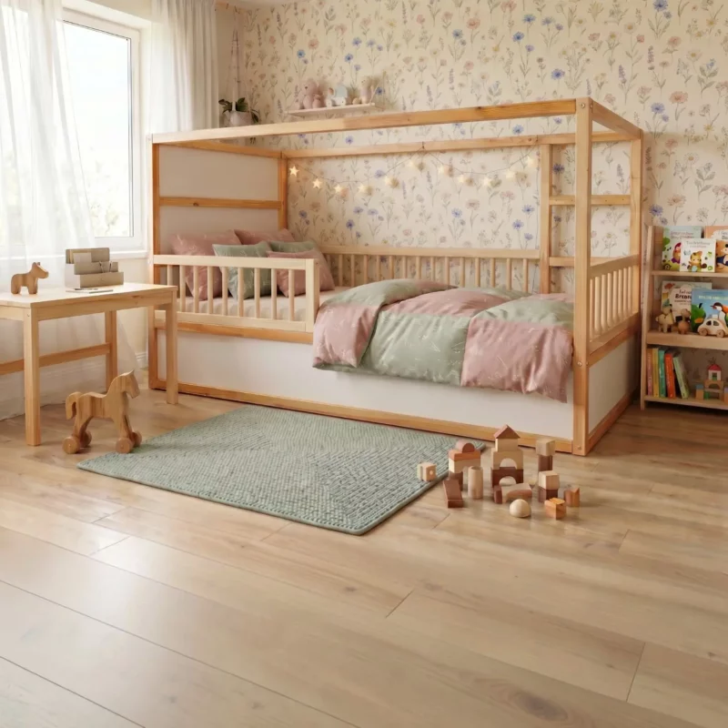 IKEA KURA Bed Safety Rails with Round Spindles ROLO TRE 165×90×90