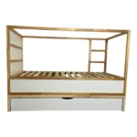 IKEA KURA Bed Storage Platform with XL Drawer NestUp Storage XL White Front